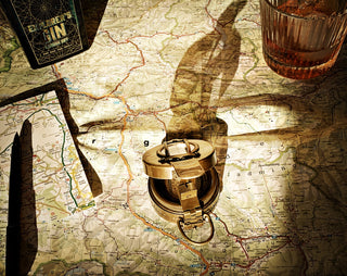 Explorer's Gin Downton Distillery Compass