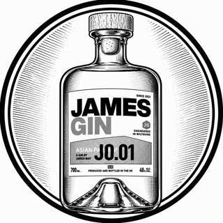 Bottle sat within a circle.
