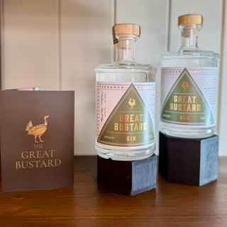 Great Bustard Gin, Gold Medal, Bottle, Gin, Downton Distillery, Wiltshire, Salisbury