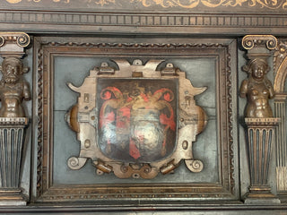 Crest of Sir Walter Raleigh 1584, Downton, Wiltshire