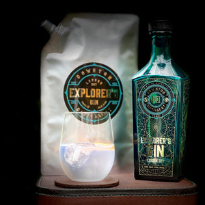 EXplorer's Gin, Refill Pouch, Sustainable, Bottle, Downton, Gin