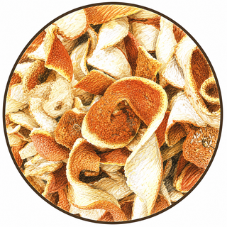 Roundel with orange peel background