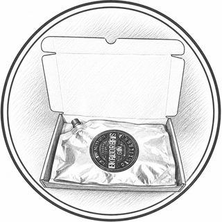 Explorer's Refill pouch in a box.