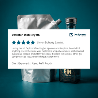 Gin | Explorer's Starter Pack | Bottle + Refill Pouch - Downton Distillery UK