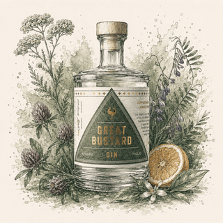 Gin | Great Bustard | Contemporary London Dry - Downton Distillery UK