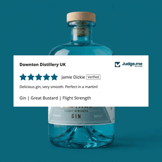 Gin | Great Bustard | Flight Strength - Downton Distillery UK