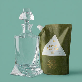 Glassware | Crytsal Decanter and Refill Pouch - Downton Distillery UK