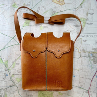 Leather Double Bottle Pouch - Downton Distillery UK
