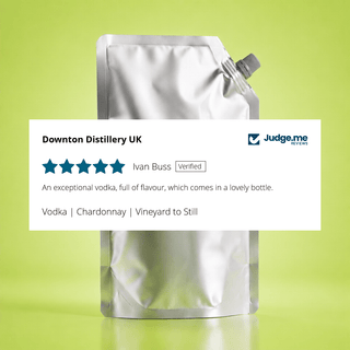 Vodka | Chardonnay | New Refill Pouch - Downton Distillery UK