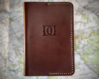 Passport Holder, Brown, Leather, Card Holder, Wallet, Downton Distillery
